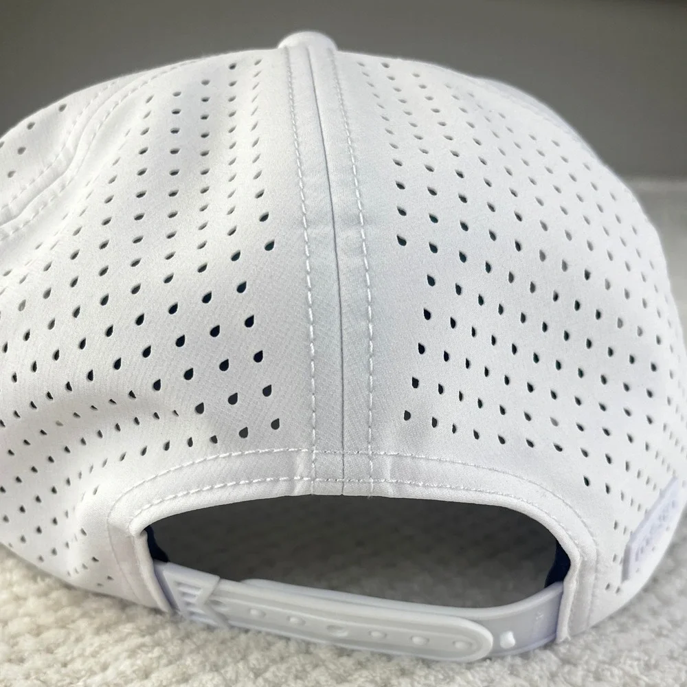 Melin Coronado Hydro Links Collection Golf Hat Blue Argyle White Snapback CL